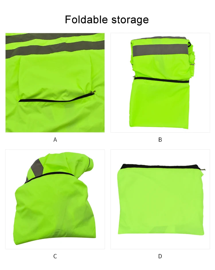 Coupe-Vent Cyclisme WOSAWE Imperméable Réfléchissant