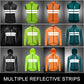 Coupe-Vent Cyclisme WOSAWE Imperméable Réfléchissant