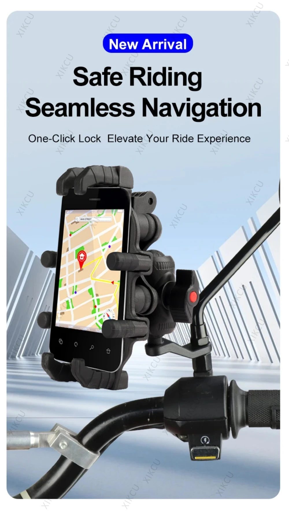 Support Téléphone Vélo Universel