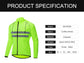 Coupe-Vent Cyclisme WOSAWE Imperméable Réfléchissant
