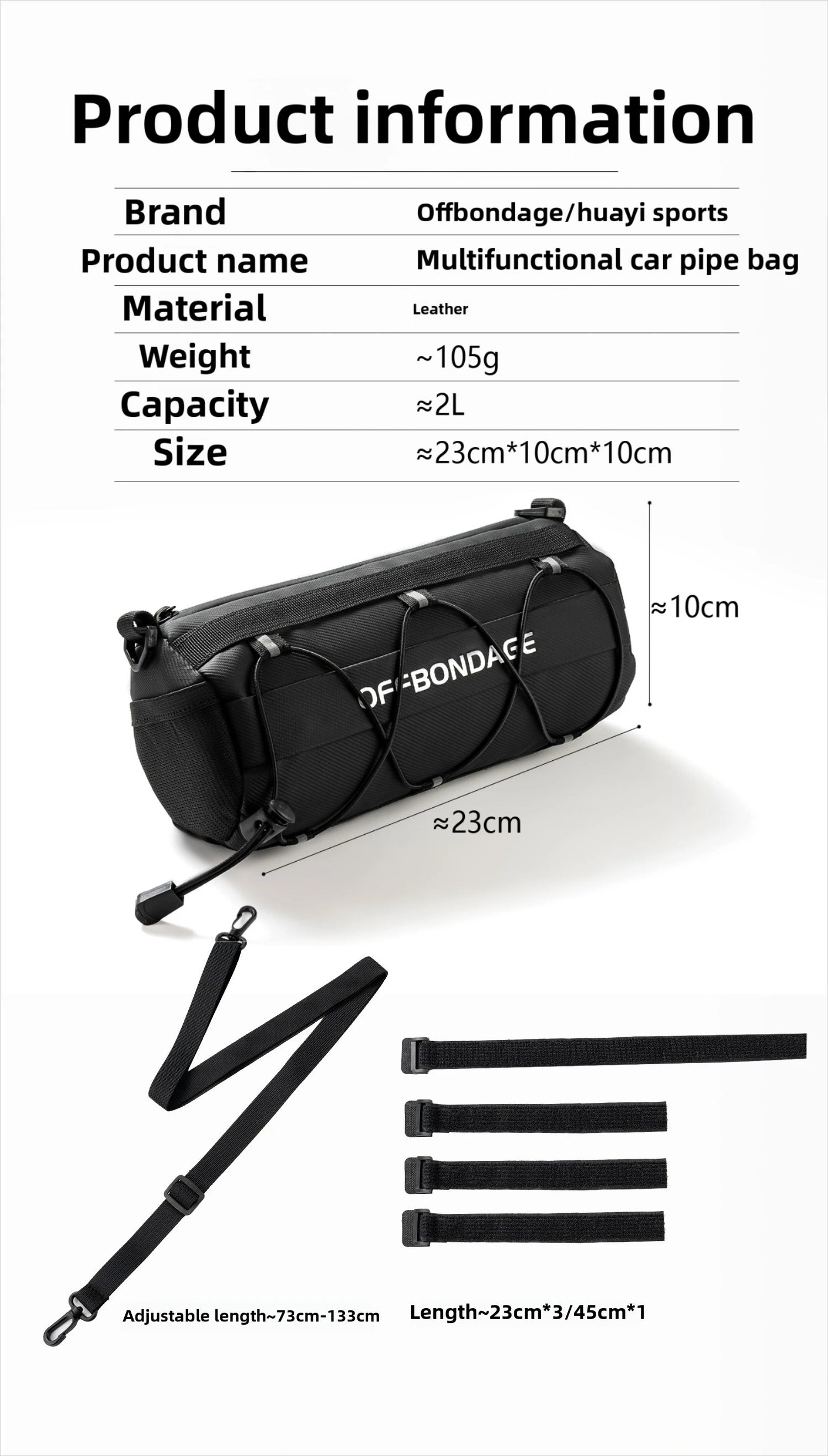 Sac Guidon Vélo OFFBONDAGE
