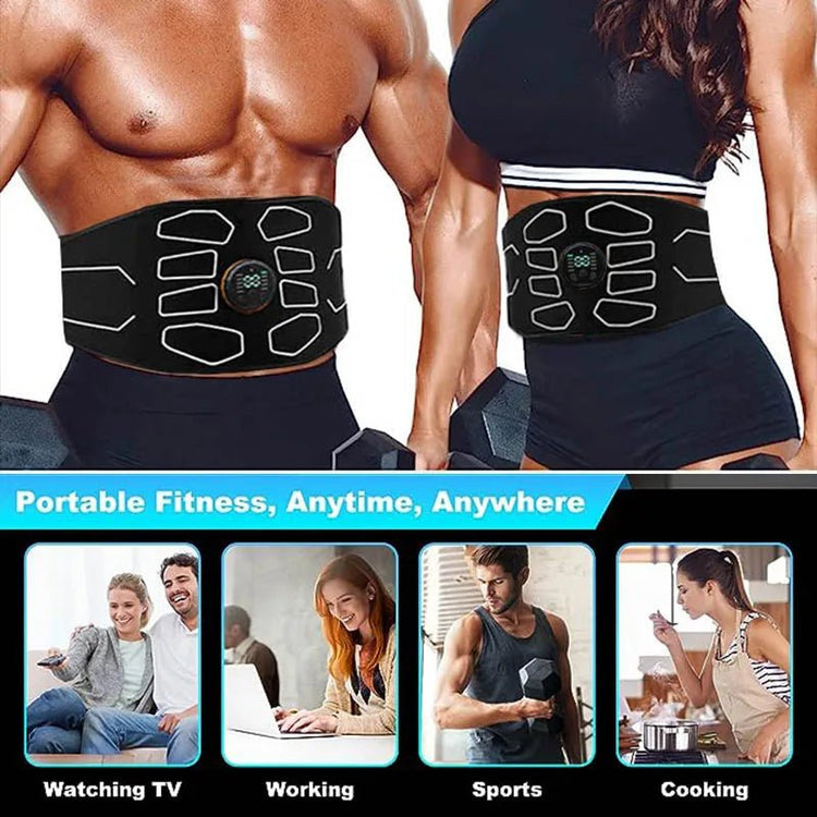 Ceinture EMS Abdominaux Électrostimulation Musculaire Fitness Toning - CoreBeat Musculation & Fitness