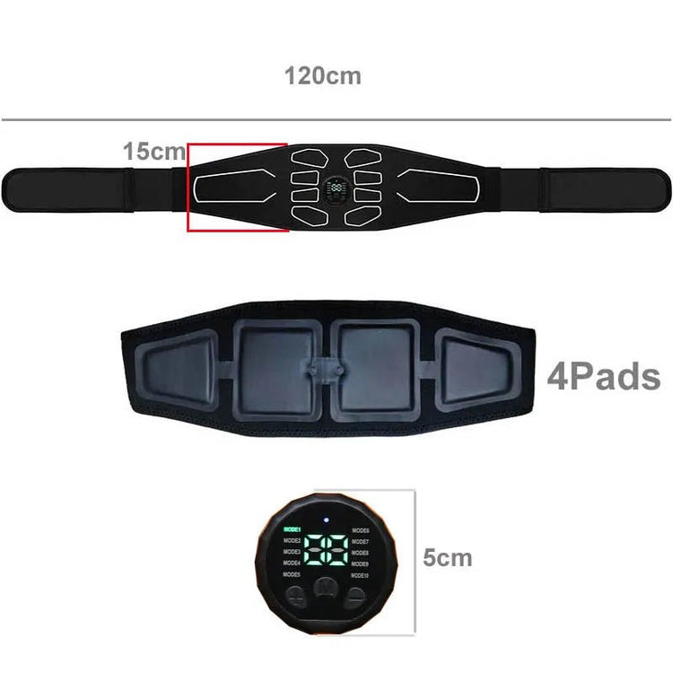Ceinture EMS Abdominaux Électrostimulation Musculaire Fitness Toning - CoreBeat Musculation & Fitness