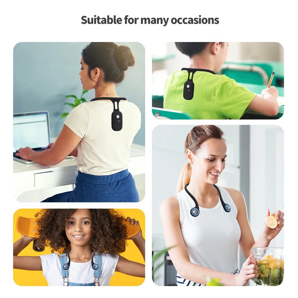 Correcteur Posture Électronique Intelligent Dos Nuque Vibration - CoreBeat Bien - être & Beauté