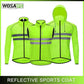 Coupe Vent Cyclisme WOSAWE Imperméable Réfléchissant Pliable Running - CoreBeat Vélo & Cyclisme