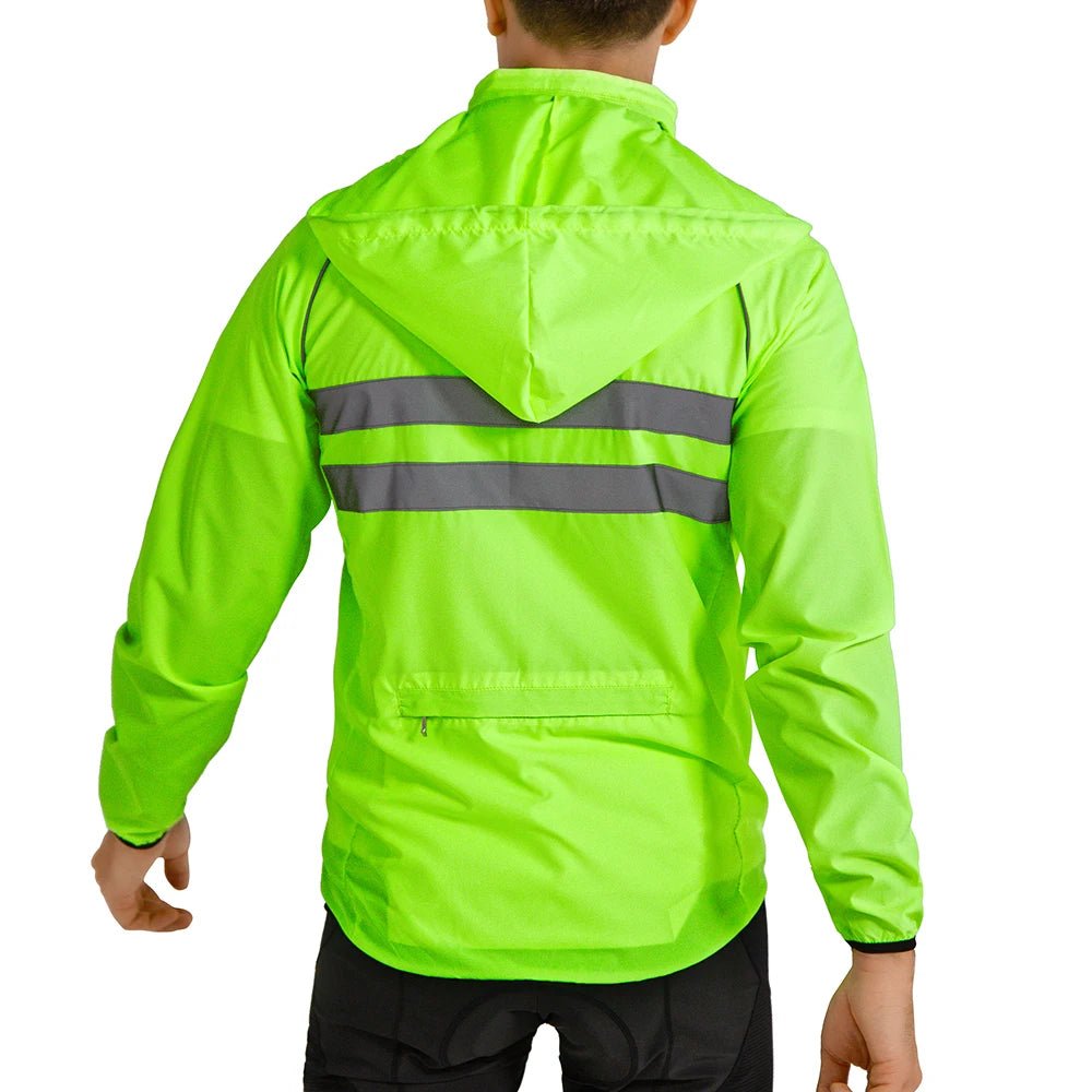 Coupe Vent Cyclisme WOSAWE Imperméable Réfléchissant Pliable Running - CoreBeat Vélo & Cyclisme