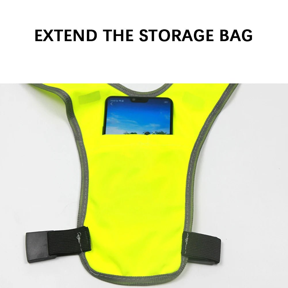 Gilet LED Réfléchissant Running Vélo Haute Visibilité - CoreBeat Sécurité Sport