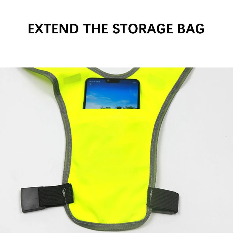 Gilet LED Réfléchissant Running Vélo Haute Visibilité - CoreBeat Sécurité Sport
