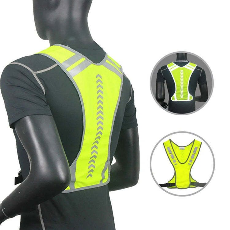 Gilet LED Réfléchissant Running Vélo Haute Visibilité - CoreBeat Sécurité Sport