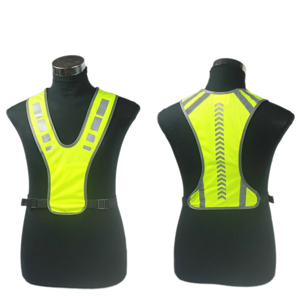 Gilet LED Réfléchissant Running Vélo Haute Visibilité - CoreBeat Sécurité Sport