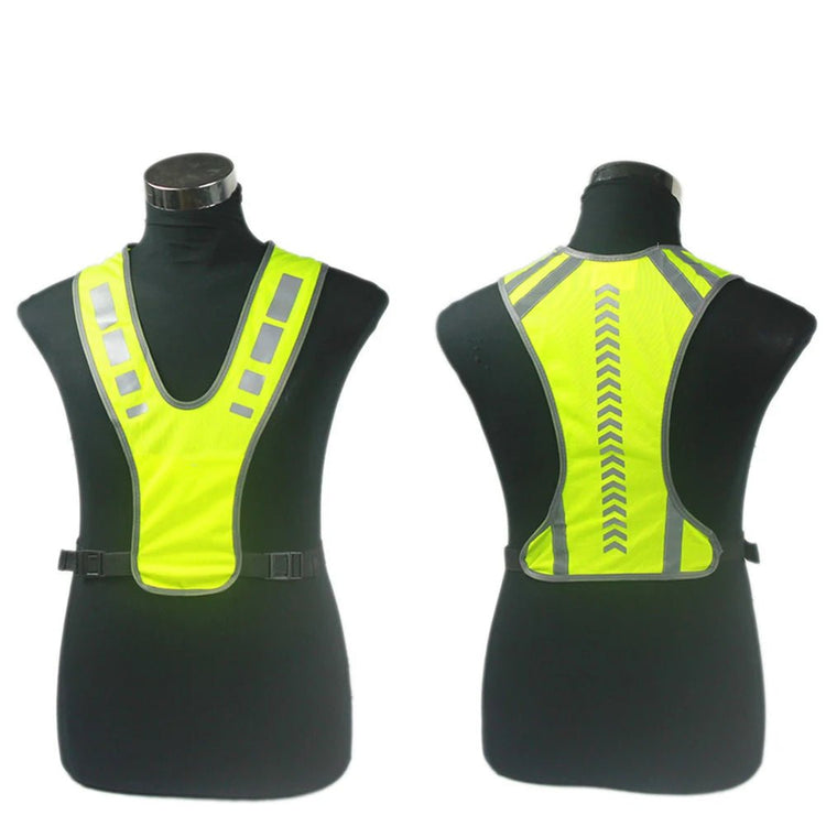 Gilet LED Réfléchissant Running Vélo Haute Visibilité - CoreBeat Sécurité Sport