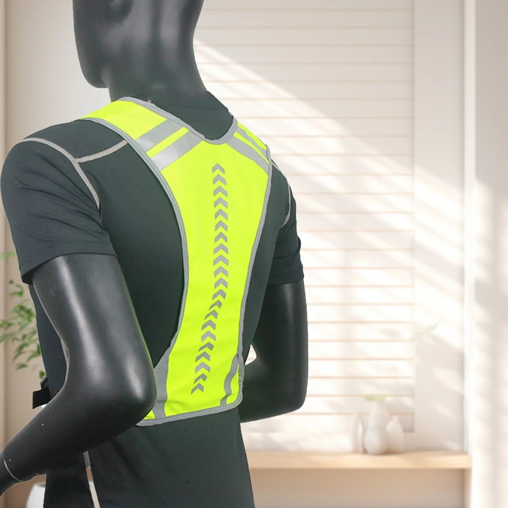 Gilet LED Réfléchissant Running Vélo Haute Visibilité - CoreBeat Sécurité Sport