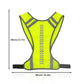 Gilet LED Réfléchissant Running Vélo Haute Visibilité - CoreBeat Sécurité Sport