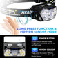 Lampe Frontale LED 9 Lumières USB Rechargeable - CoreBeat Accessoires Sport