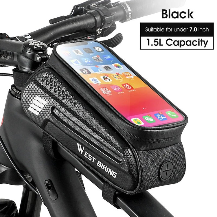 Sacoche Vélo Tactile WEST BIKING Étanche 7 Pouces Écran Tactile - CoreBeat Vélo & Cyclisme
