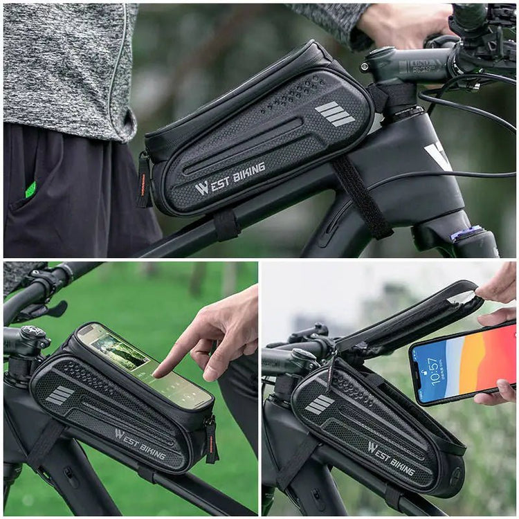 Sacoche Vélo Tactile WEST BIKING Étanche 7 Pouces Écran Tactile - CoreBeat Vélo & Cyclisme