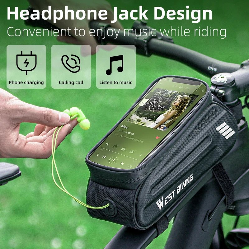 Sacoche Vélo Tactile WEST BIKING Étanche 7 Pouces Écran Tactile - CoreBeat Vélo & Cyclisme