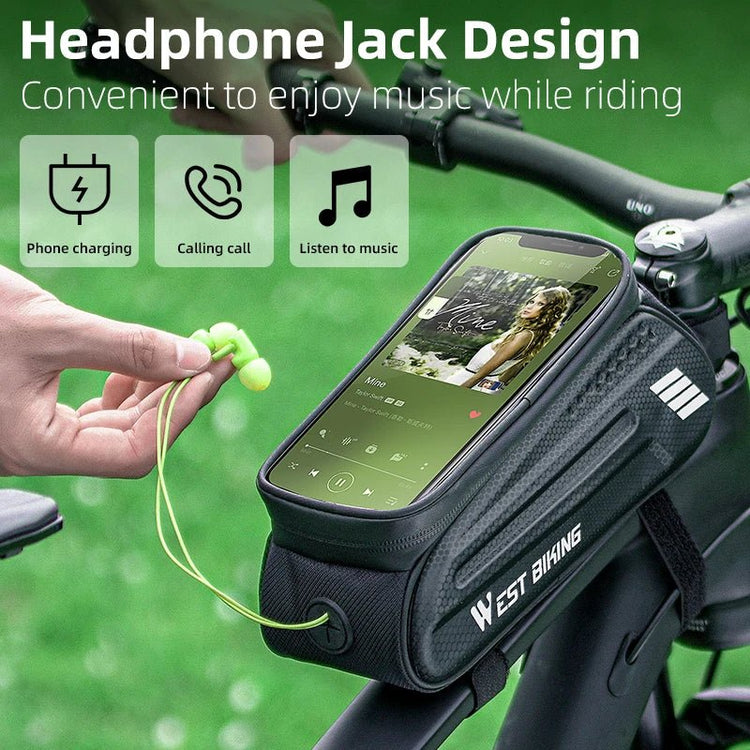 Sacoche Vélo Tactile WEST BIKING Étanche 7 Pouces Écran Tactile - CoreBeat Vélo & Cyclisme