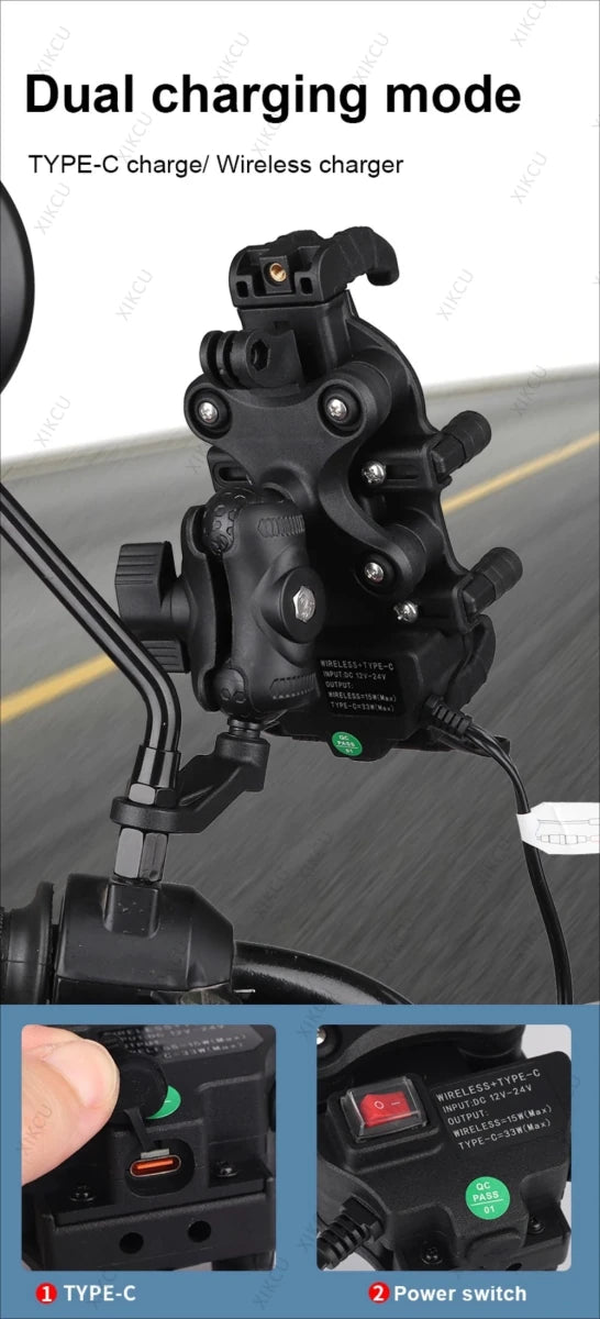 Support Téléphone Vélo Universel Moto Guidon Rotatif 360° Antichoc - CoreBeat Vélo & Cyclisme